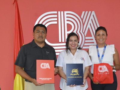 El Centro Boliviano Americano (CBA) y Morales Flight Center firman convenio para la enseñanza de inglés